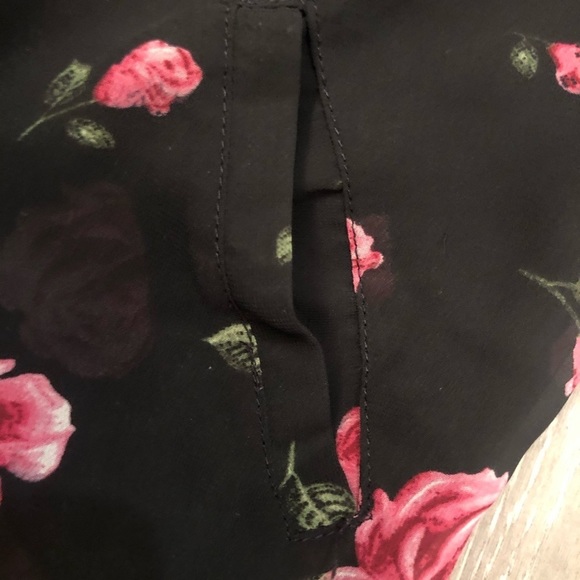 ⭐️SOLD⭐️ Japna Kids Pink Roses Floral Bomber Jacket Size 7 - Picture 6 of 6